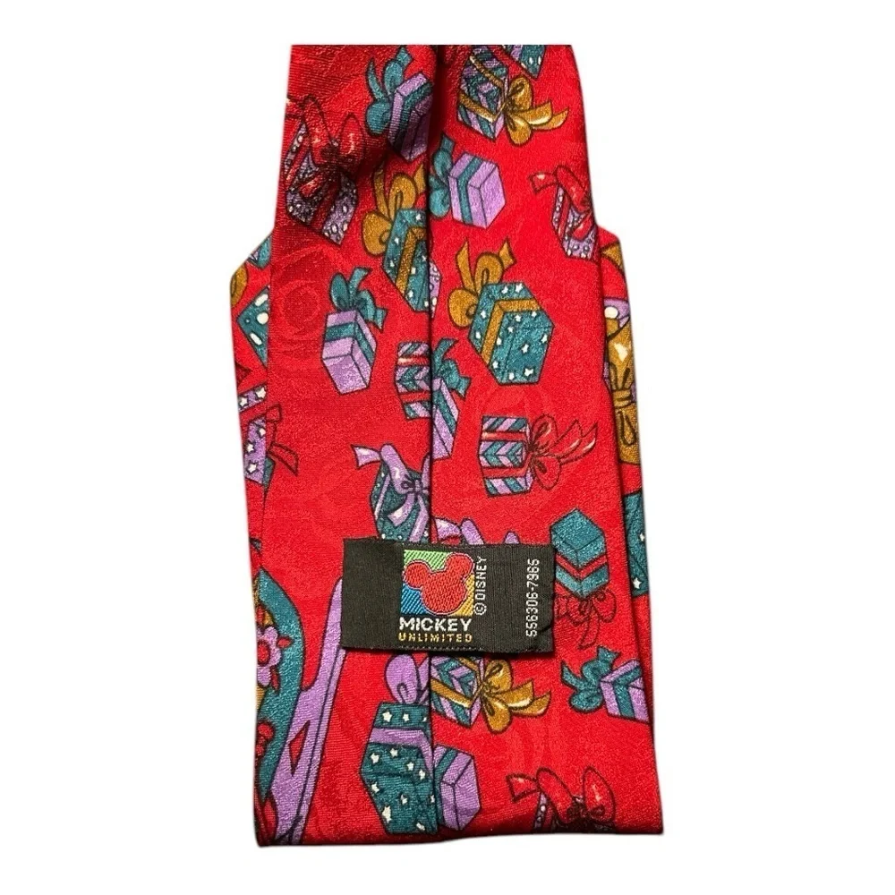 Disney Mickey Mouse Minnie Mouse And Pluto Christmas Tie